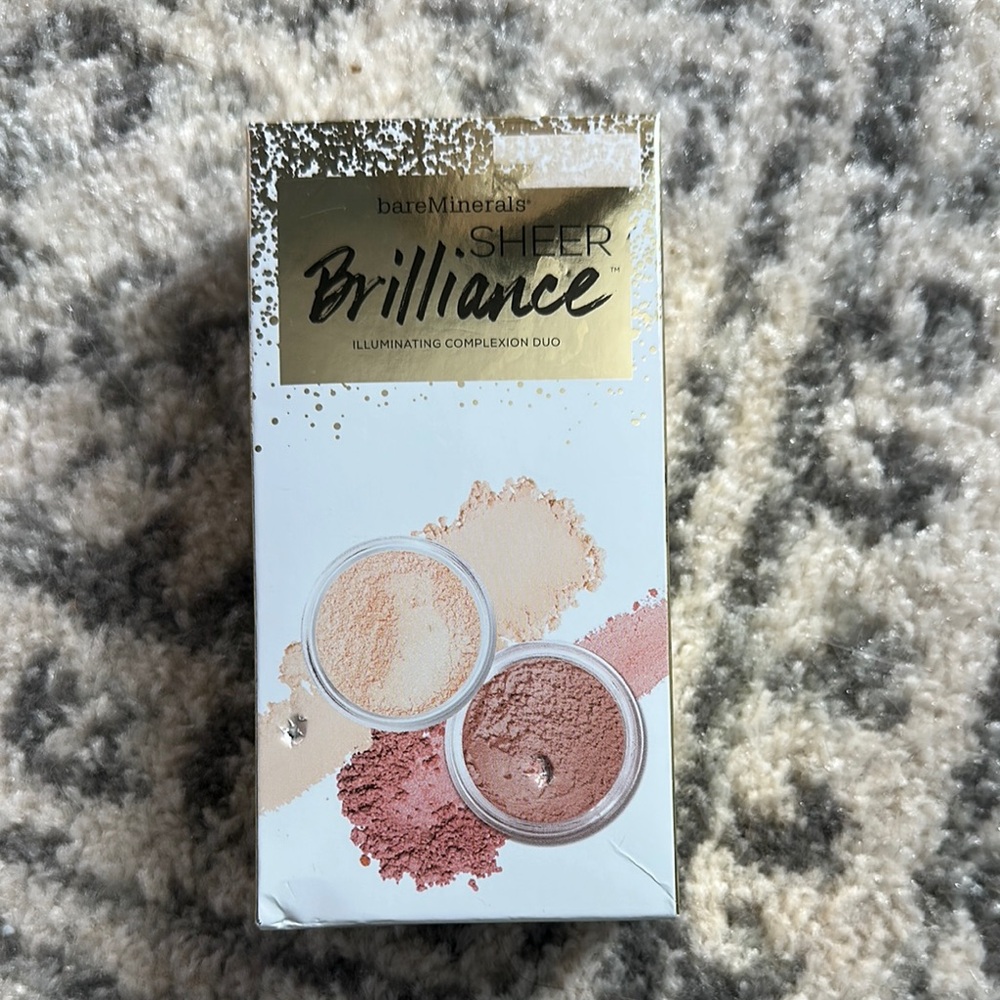 bareMinerals Sheer Brilliance Illuminating Complexion Duo - Cream and Pink